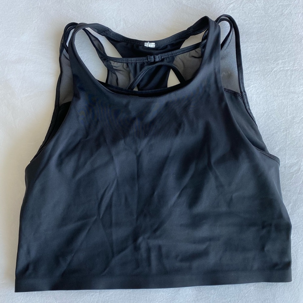 Lululemon black sports bra top